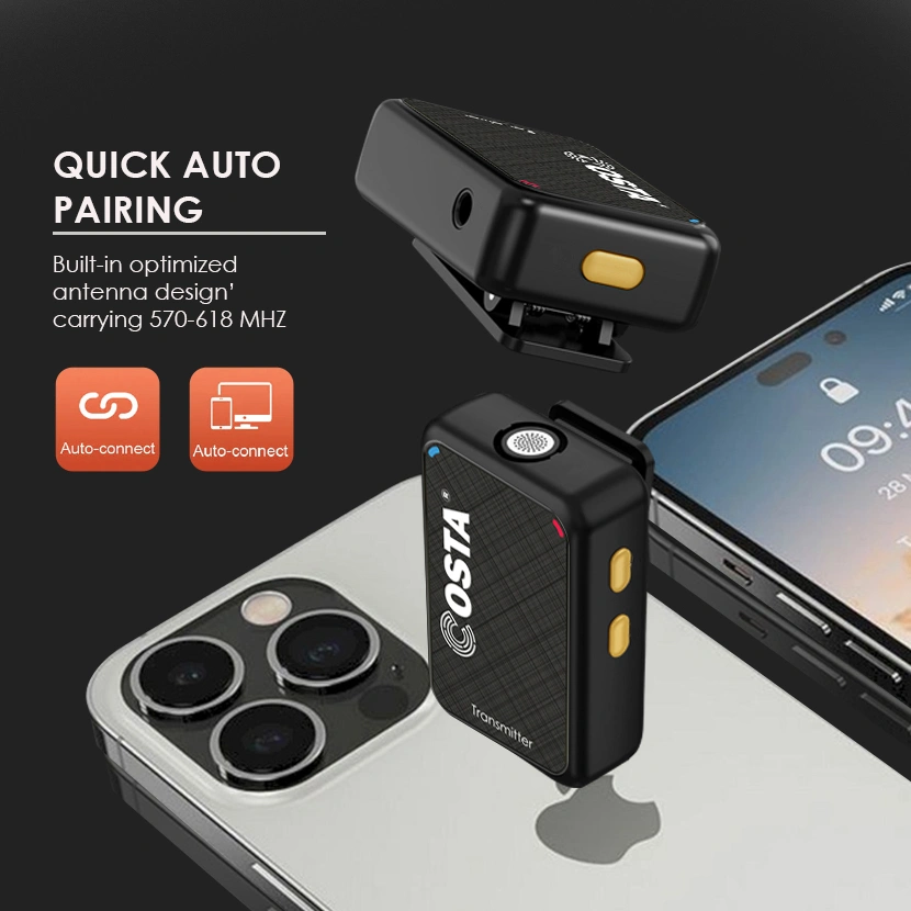 COSTA BionX-11 Plus Wireless Microphone System 2.4GHz noise reduction