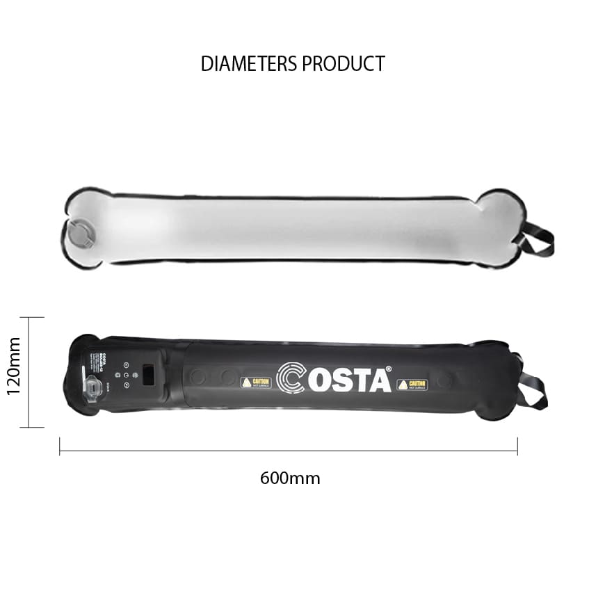 COSTA Bulles 12 Air Tube Light Inflatable LED Bi-Color IP44 Waterproof Outdoor Fill Light