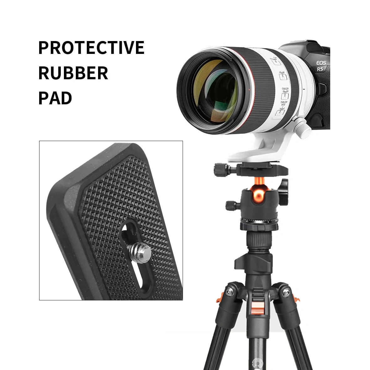COSTA QP-02 PVC Quick Release Plate for Alus B Tripod