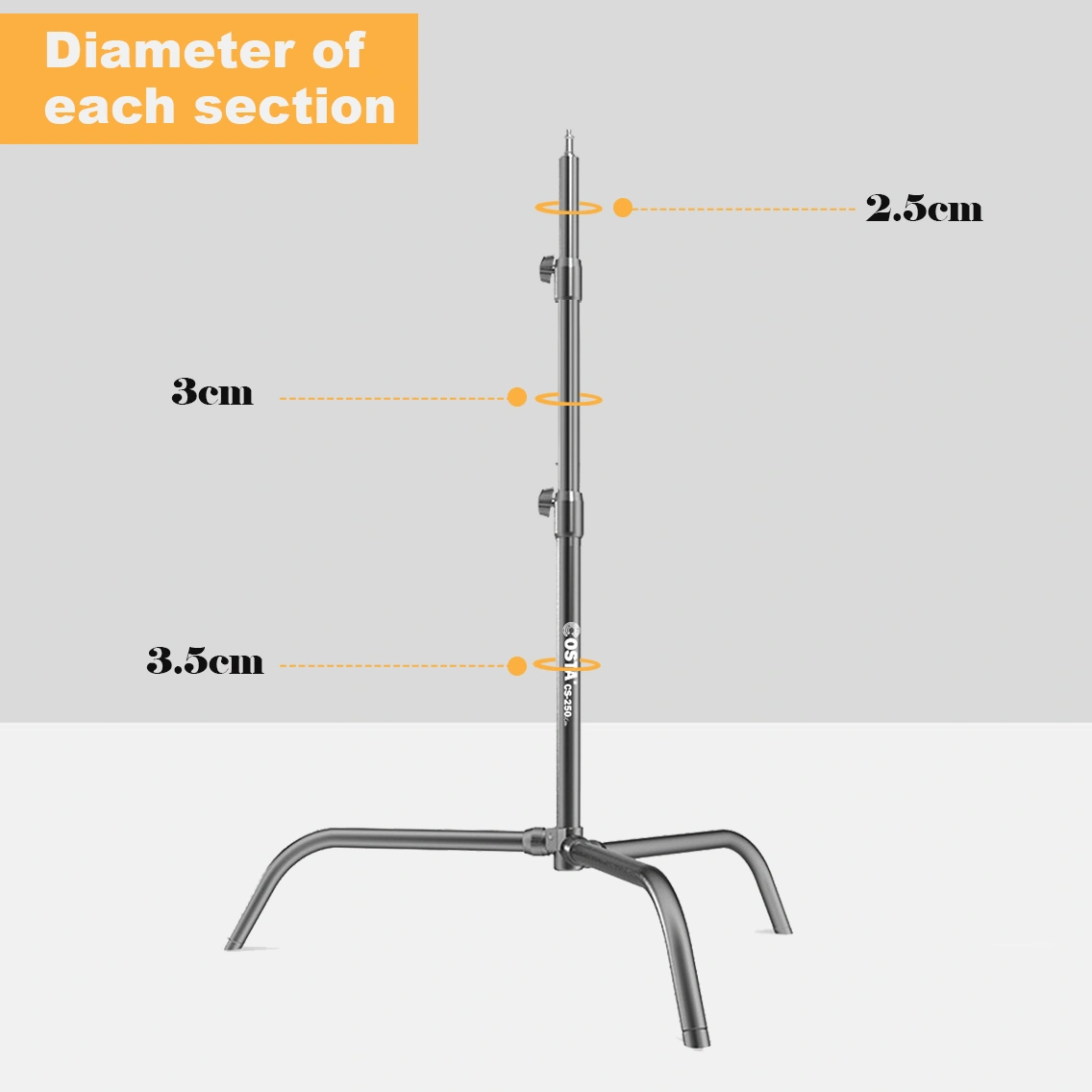 COSTA CS-250 Lite C Stand