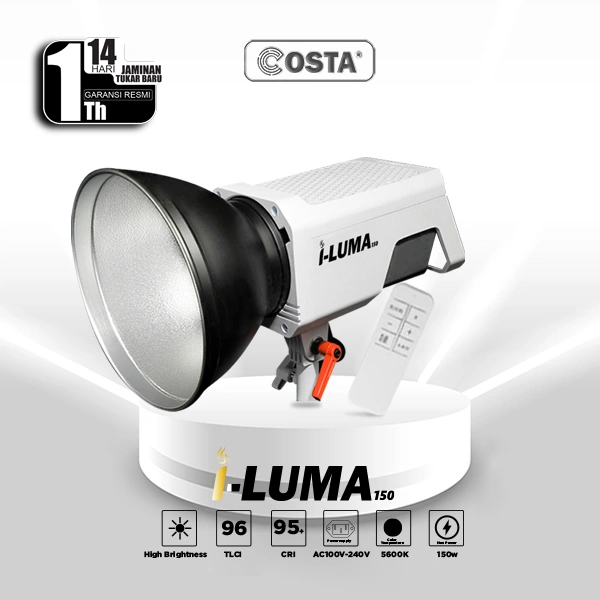 COSTA i-luma 150 COB led continuous light Video Bowens Mount