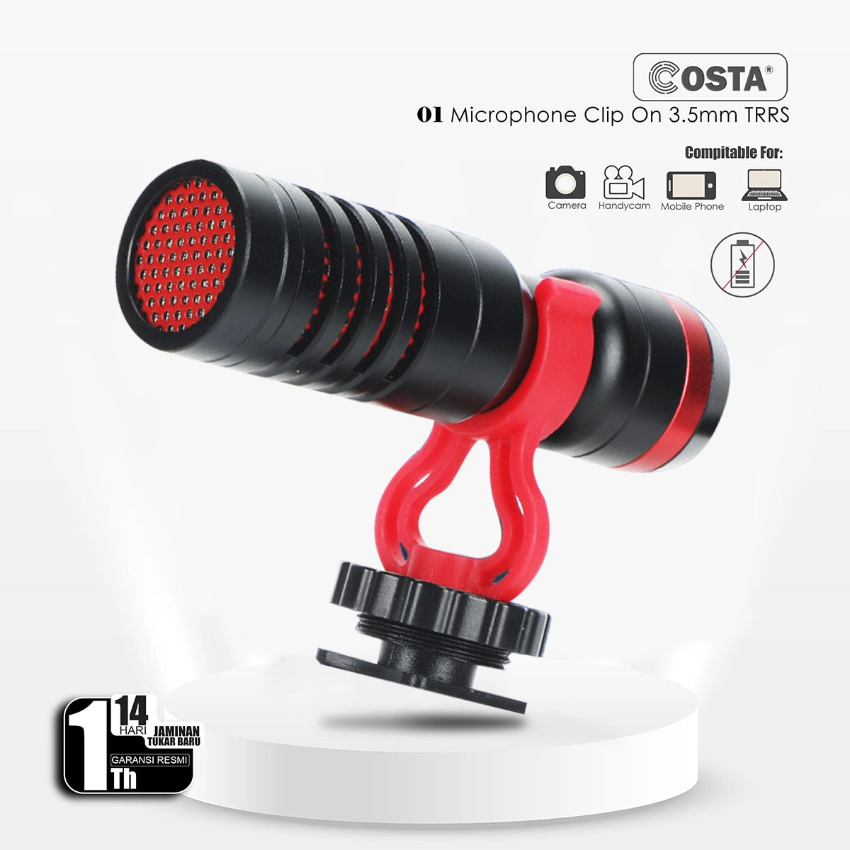 COSTA MS-1 Cardioid Microphone Shotgun
