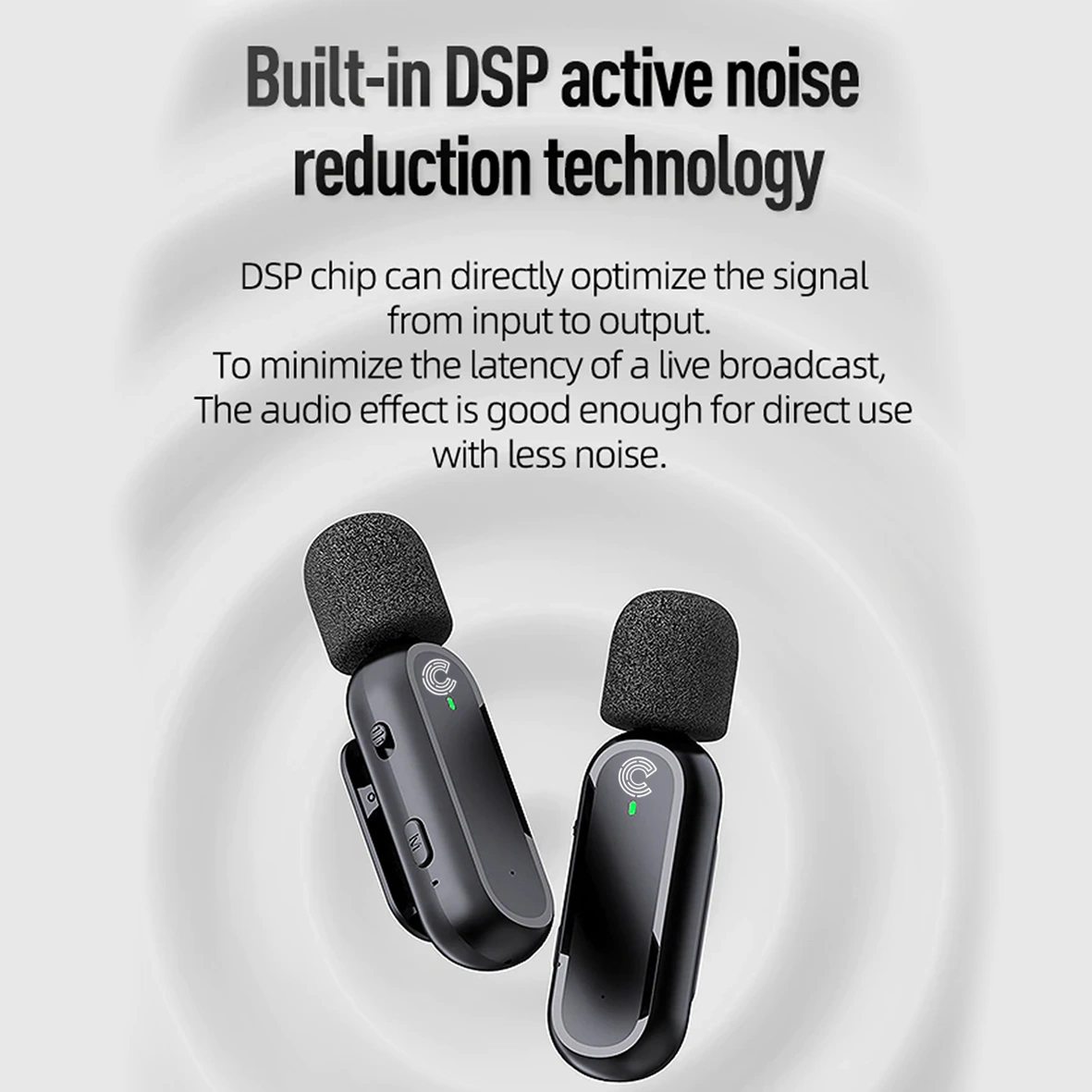 COSTA True Dual Microphone Wireless 2,4GHz  lightning Iphone (2TX)