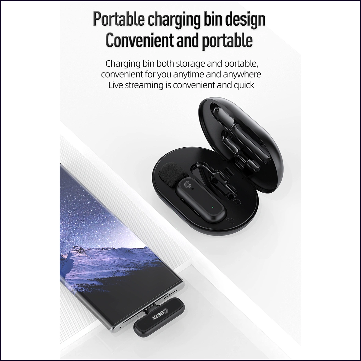 COSTA True Single Microphone Wireless 2,4GHz Type C Android (1TX)