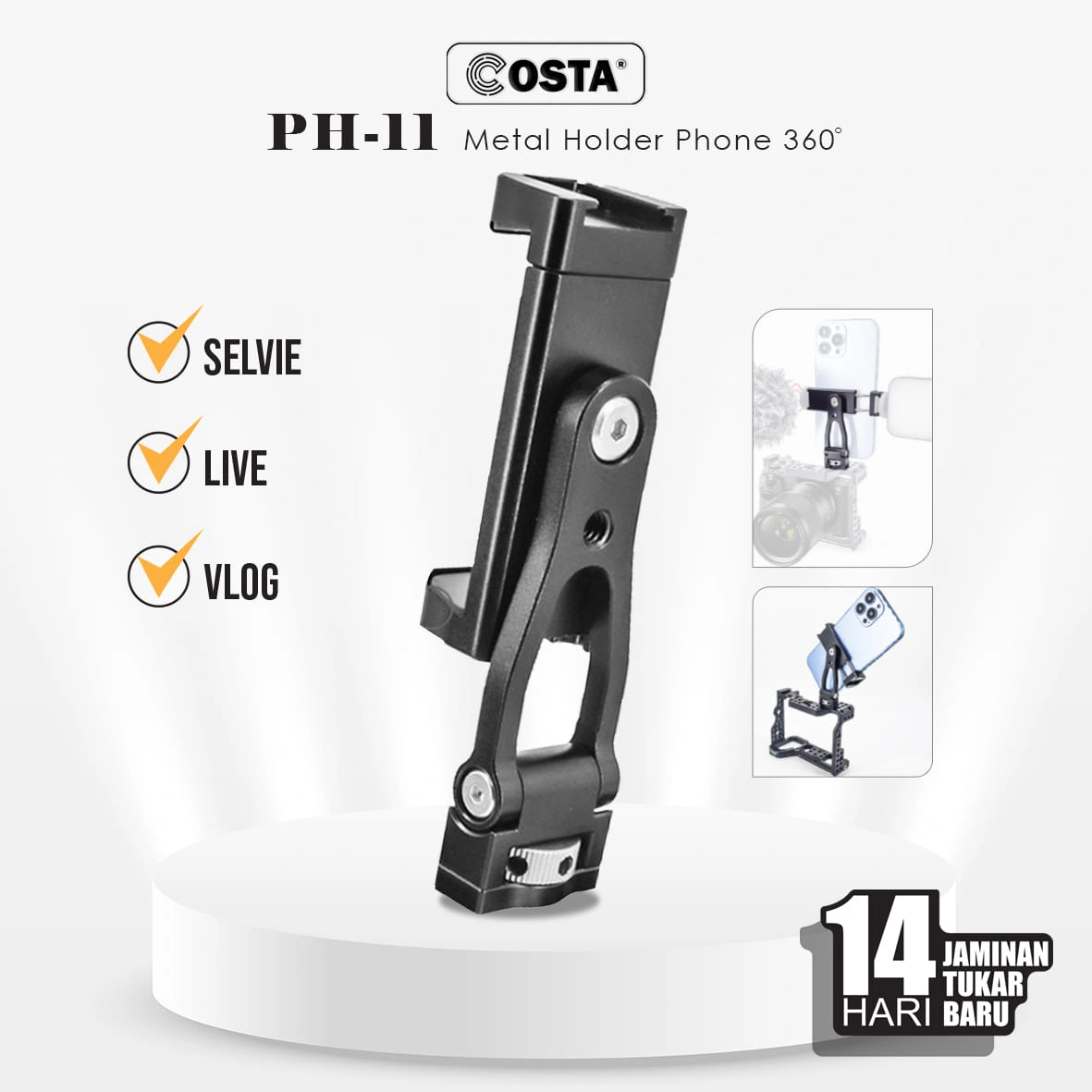 COSTA PH-11 Metal Holder Phone 360