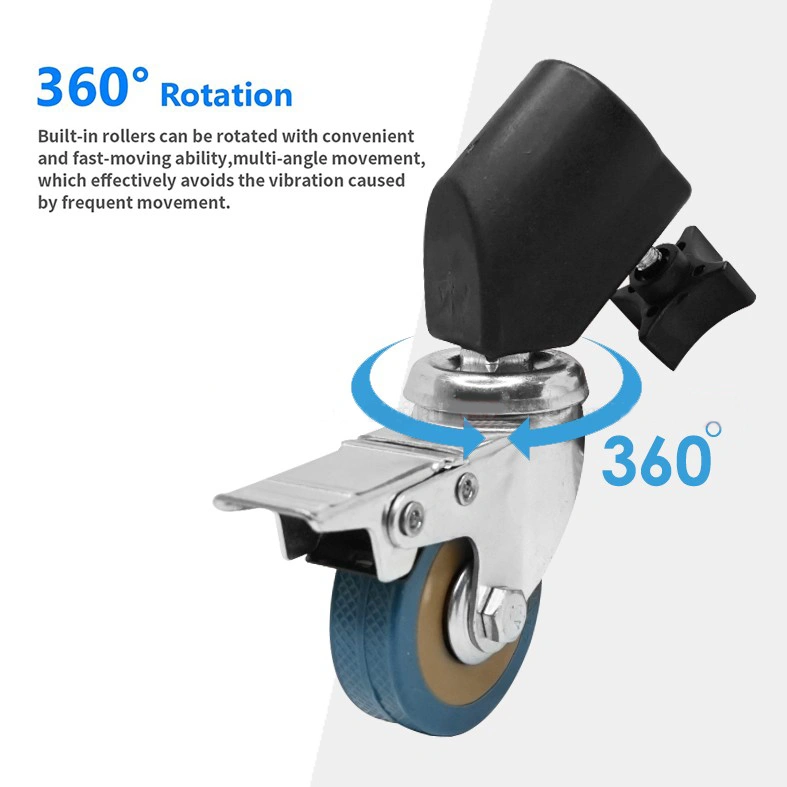 COSTA Roda 22mm Light Stand Wheels 3
