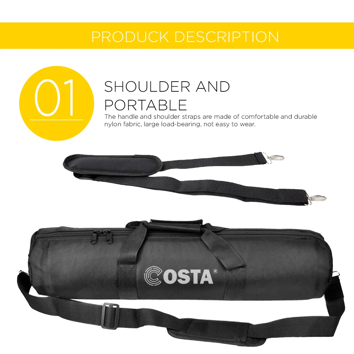 COSTA Tripod Bag Nylon 10mm / Size 50cm