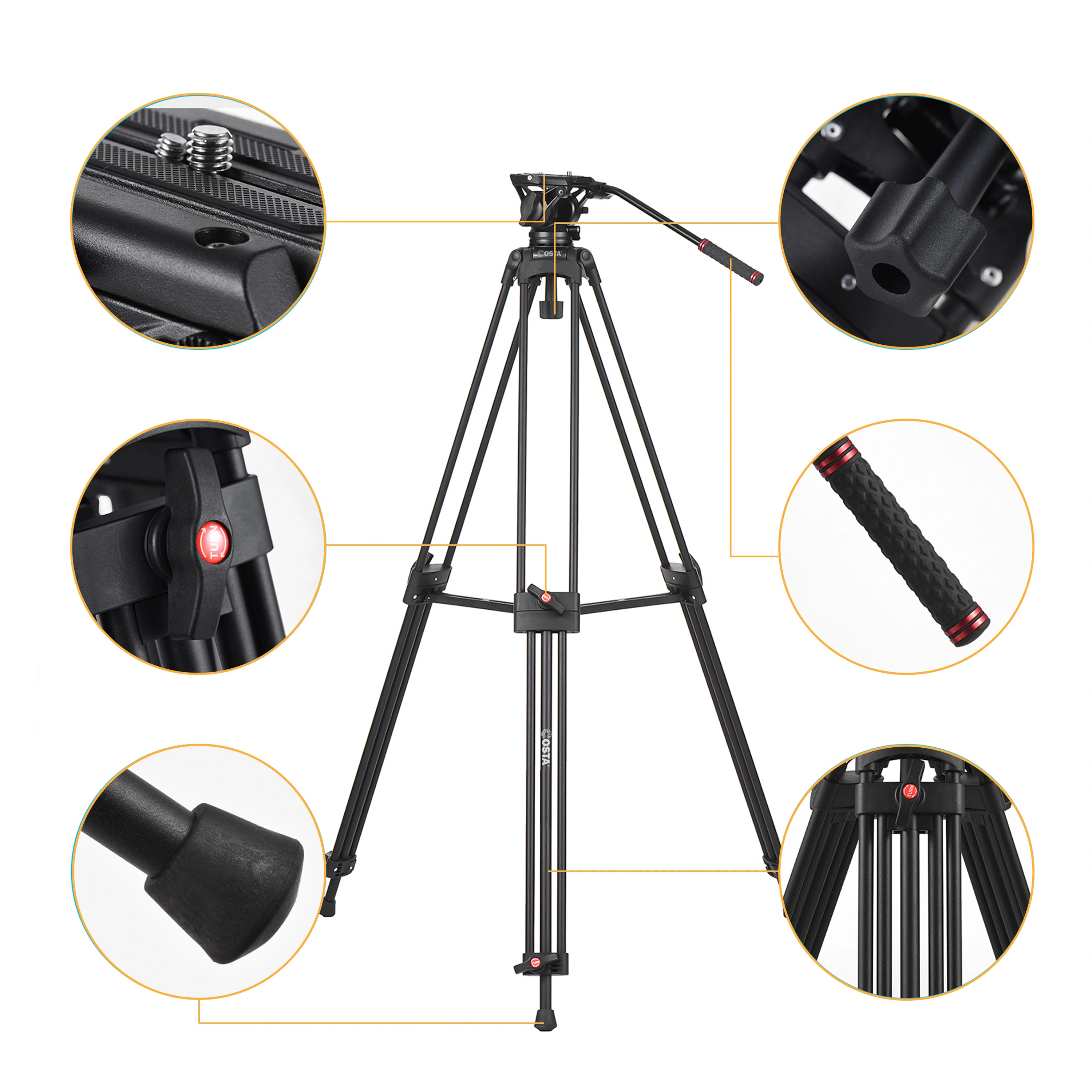 COSTA VT-P1800 Tripod Heavy Duty Videomaker