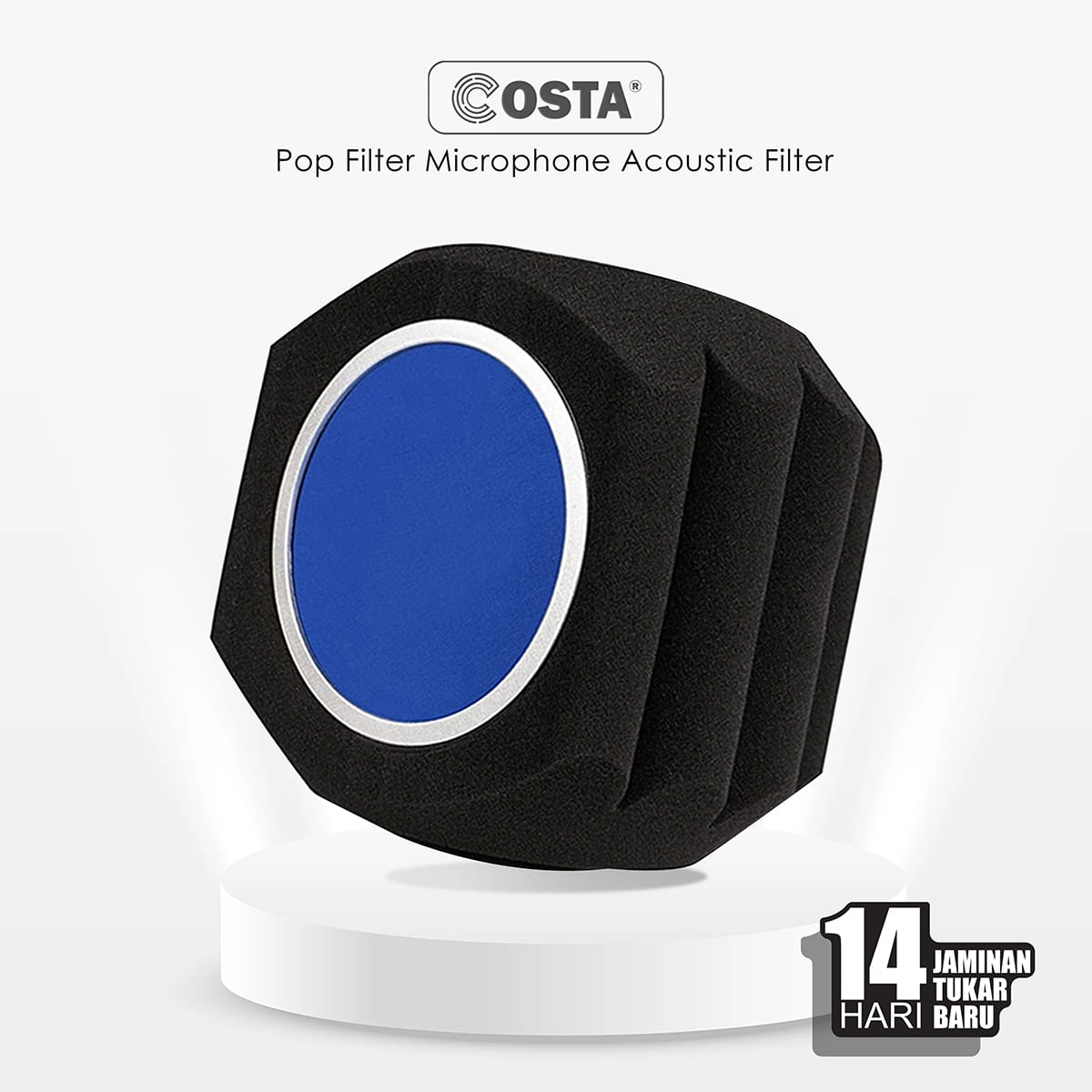 COSTA Microphone Wind Shield Pop Filter Isolation Ball  Acoustic