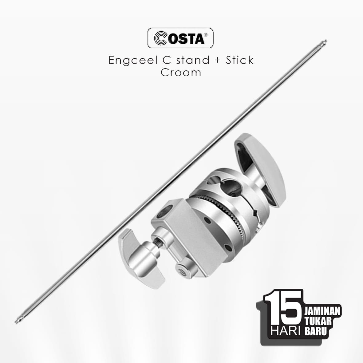 COSTA Stainless Steel Boom Arm Hinge Set