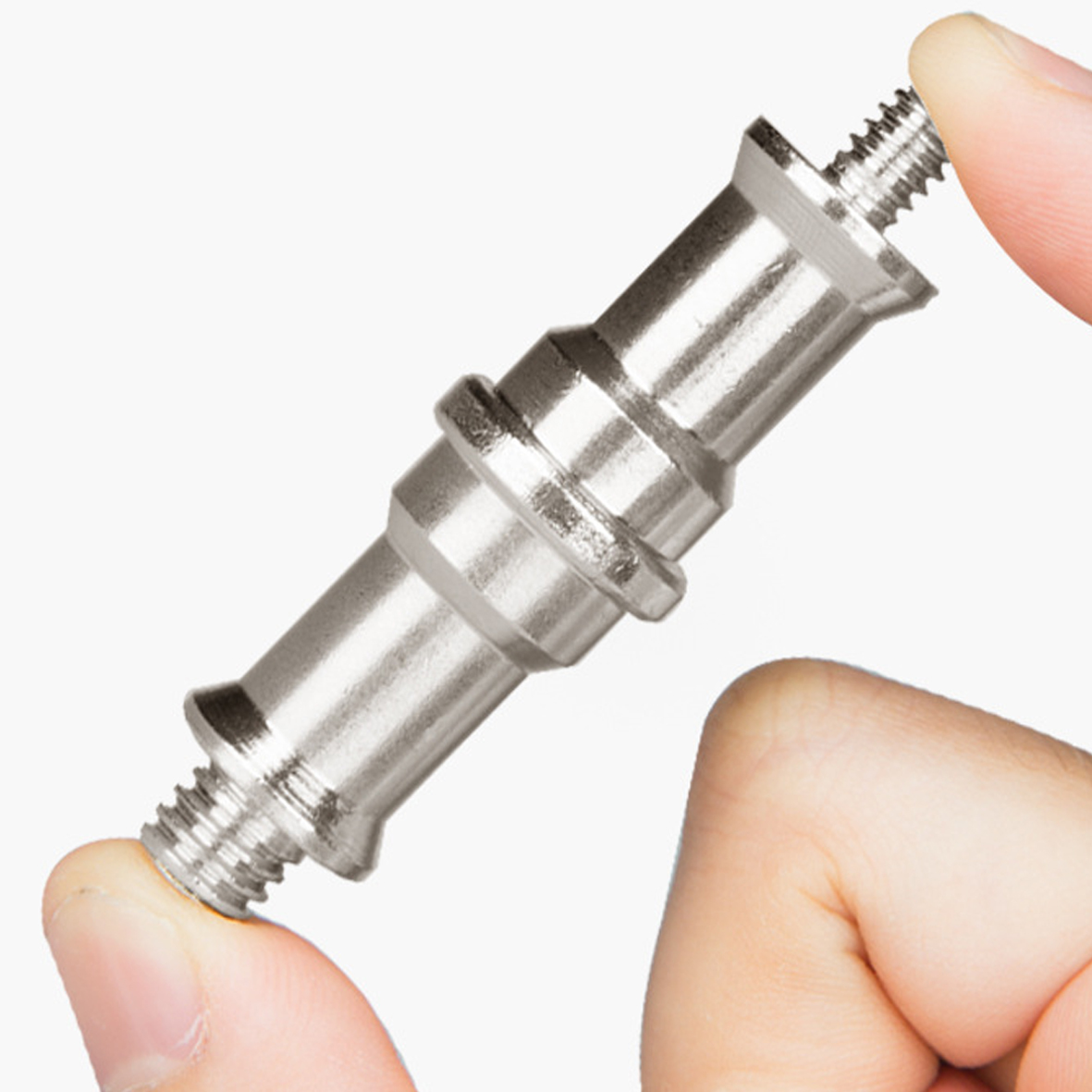 COSTA Adapter Light Stand Spigot Ulir Male 1/4 ke 3/8 Aluminium