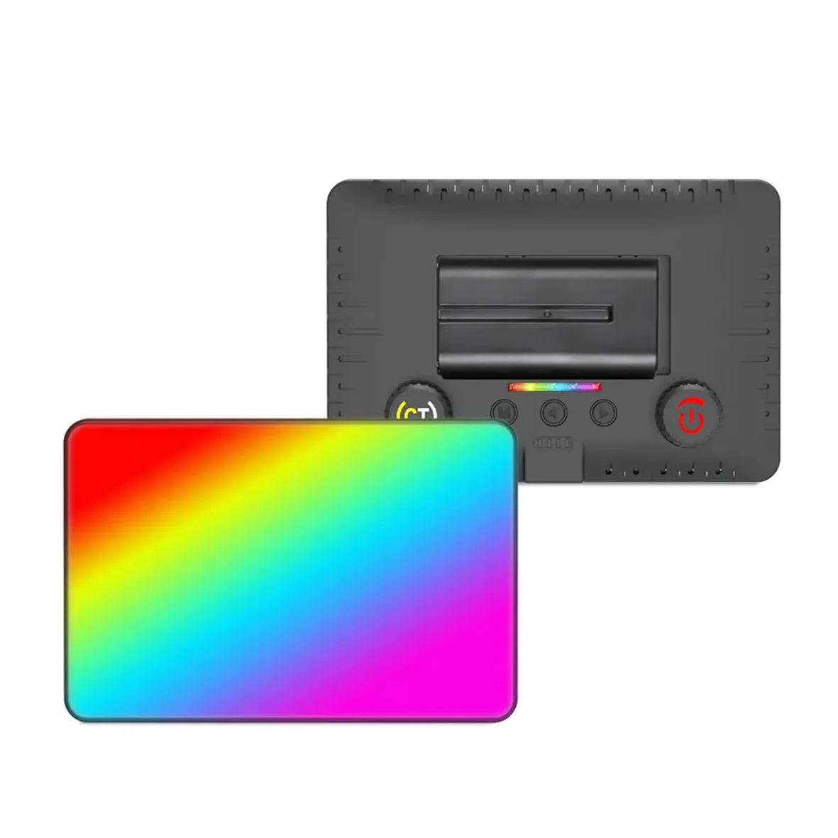 COSTA VL-192 RGB Lampu LED Video Studio Paket Bundling Set Baterai + Charger Kit